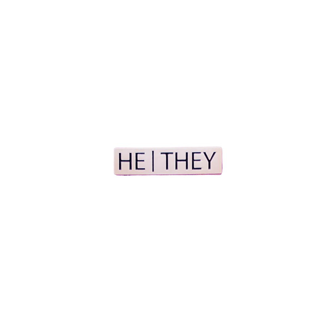 He/They Pronoun Pin