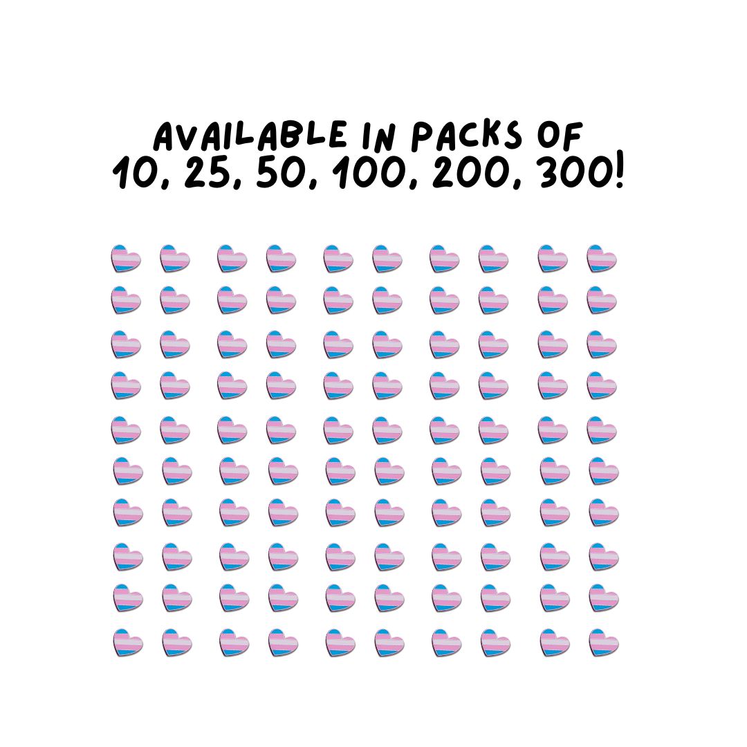 Trans Heart Pin