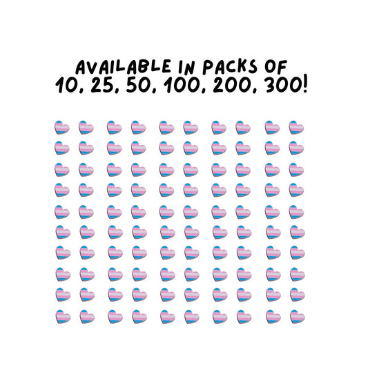 Trans Heart Pin