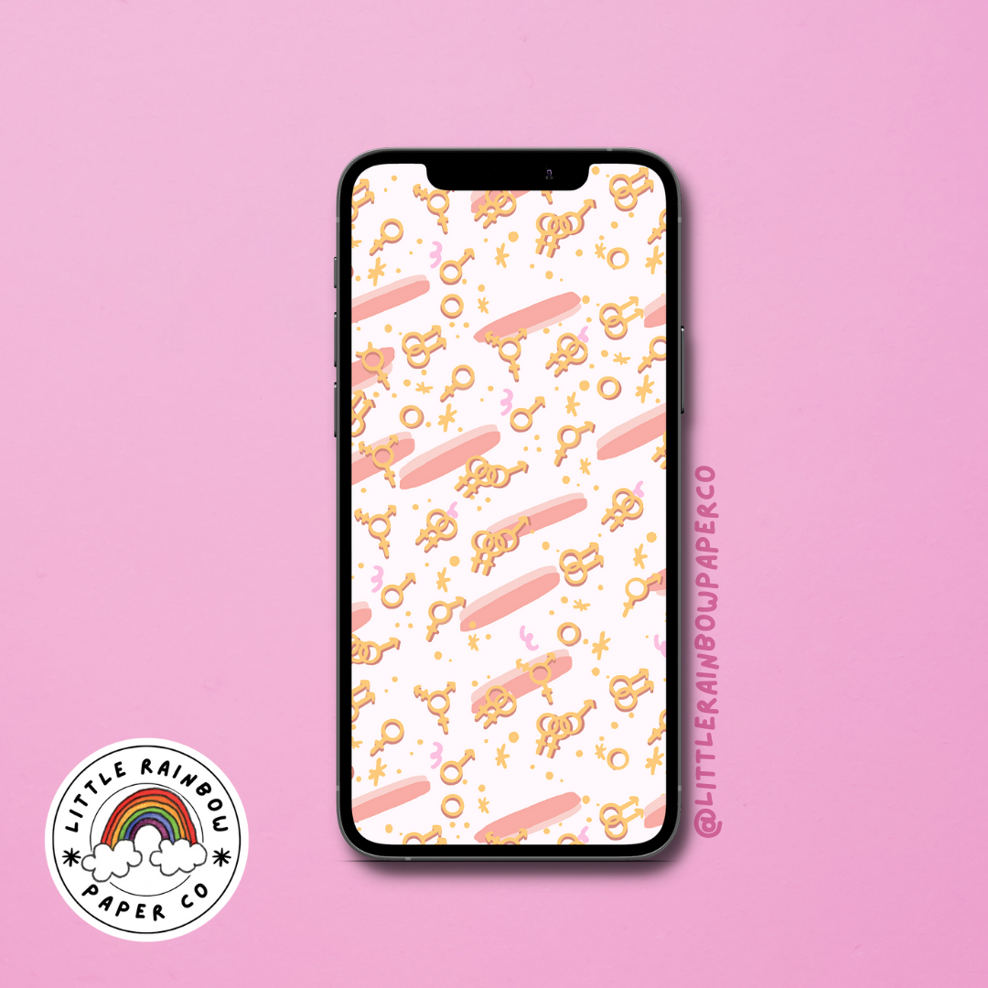 Fancy That' Mobile Wallpaper - Pink