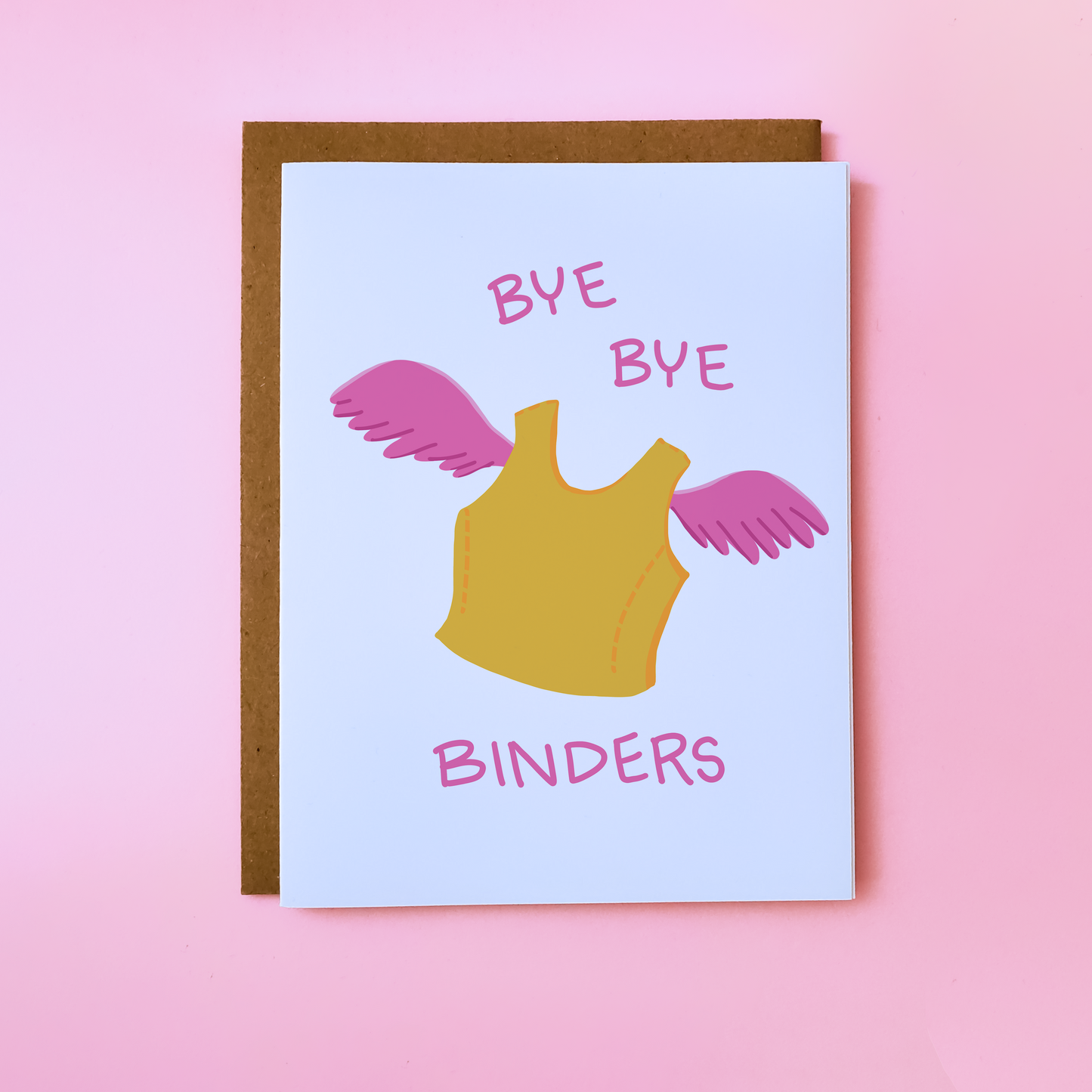 Bye Bye Binders Card