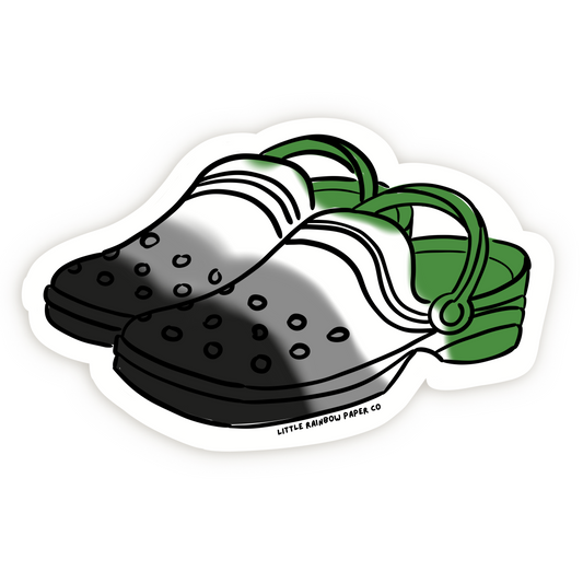 Andro Pride Crocs Sticker