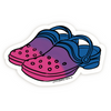 Bisexual Pride Crocs Sticker