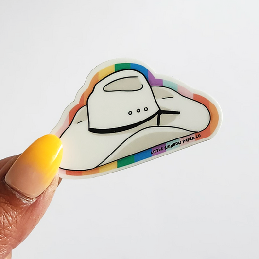 Pride Cowboy Hat Sticker