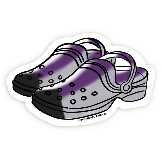 Demisexual Pride Crocs Sticker