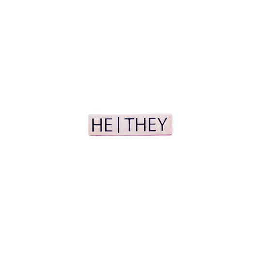 He/They Pronoun Pin