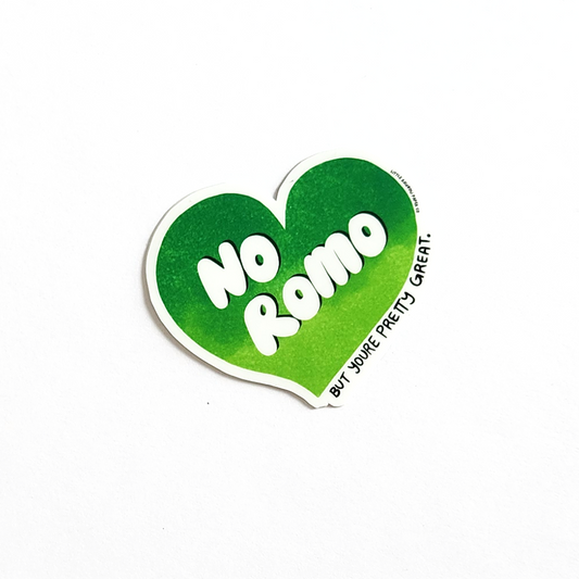 No Romo Aromantic Sticker