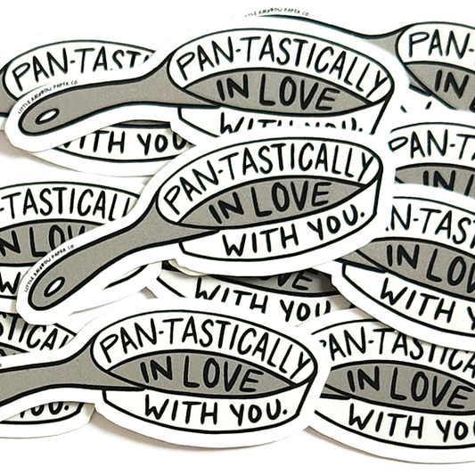 Pan-Tastically In Love Sticker