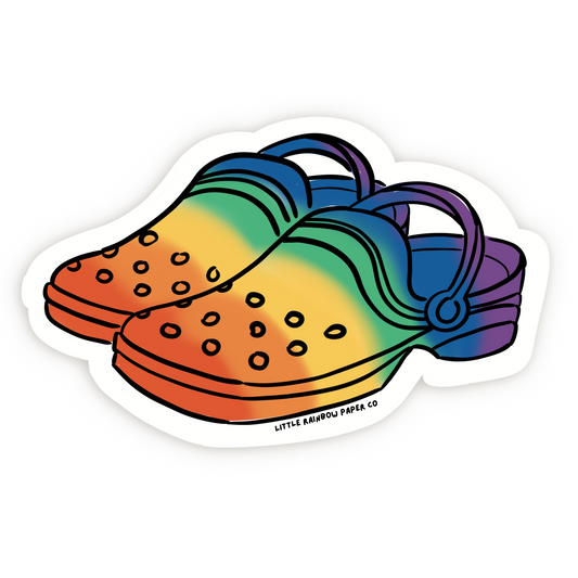 Pride Crocs Sticker