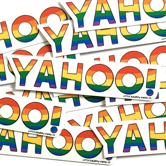 Yahoo Pride Sticker