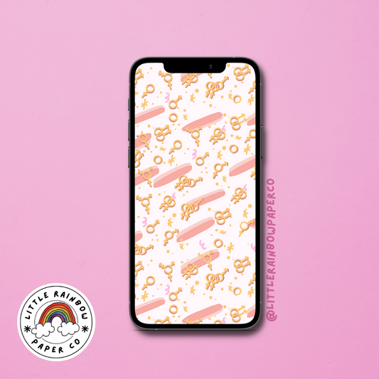 Fancy That' Mobile Wallpaper - Pink