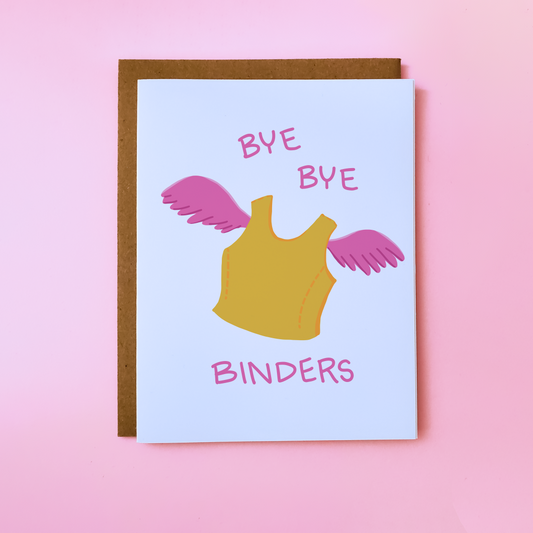 Bye Bye Binders Card