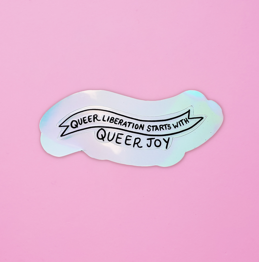 Queer Liberation Holographic Sticker