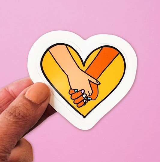 Trans Friendship Sticker