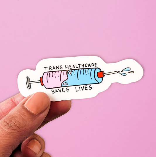Trans Healthcare Blue Sticker