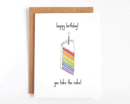 You Take The Cake Card