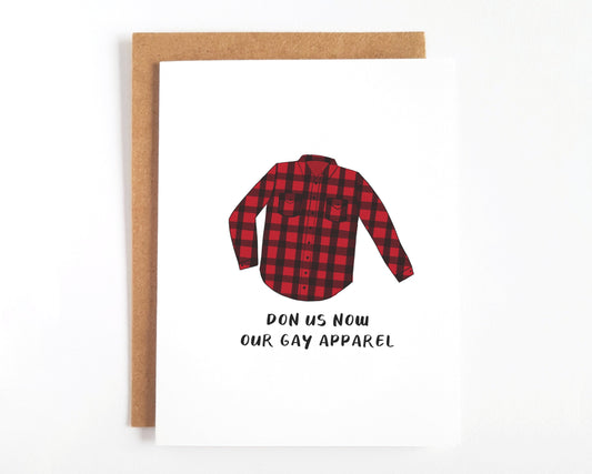 Don We Now Our Gay Apparel Holiday Card